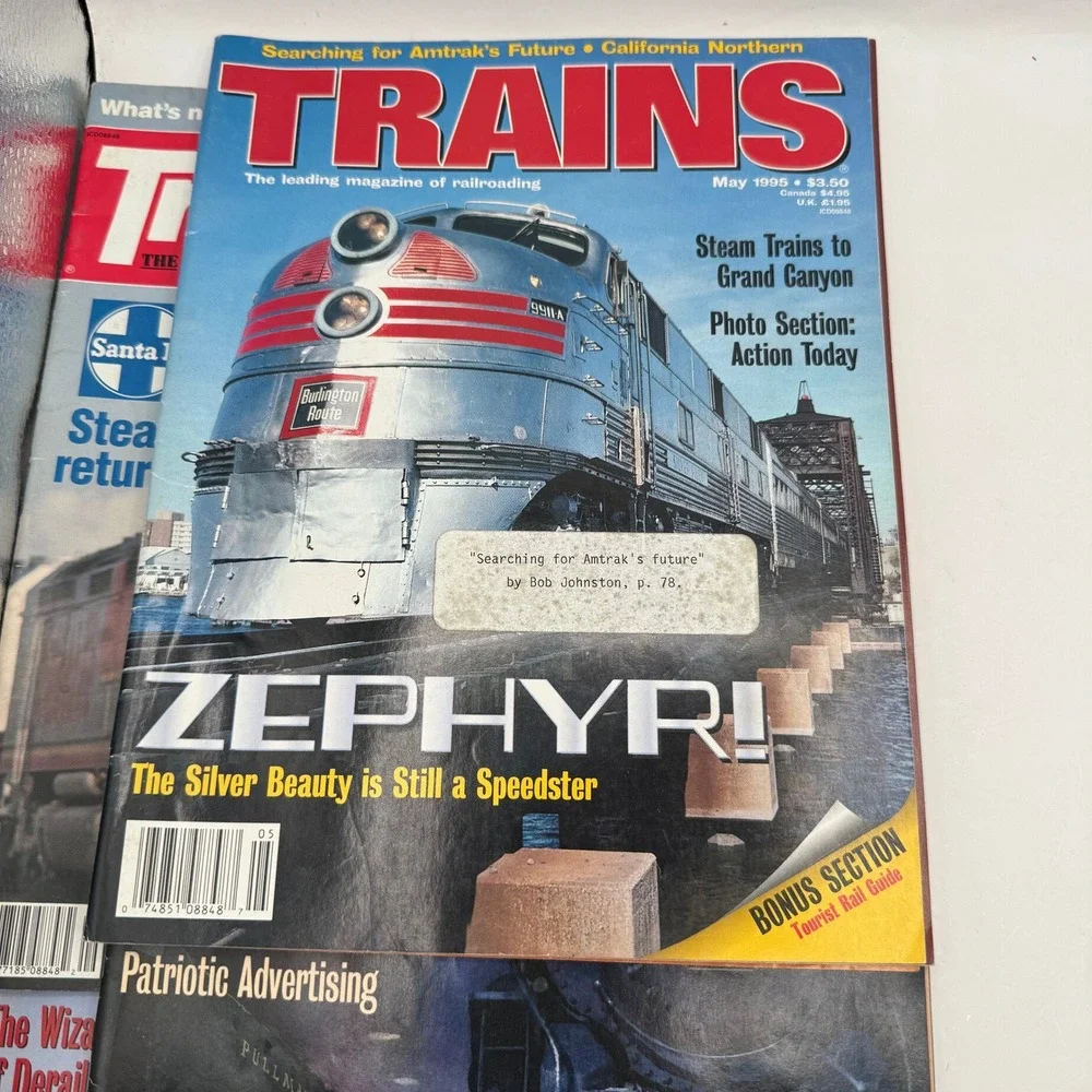 Trains Magazine collection vintage